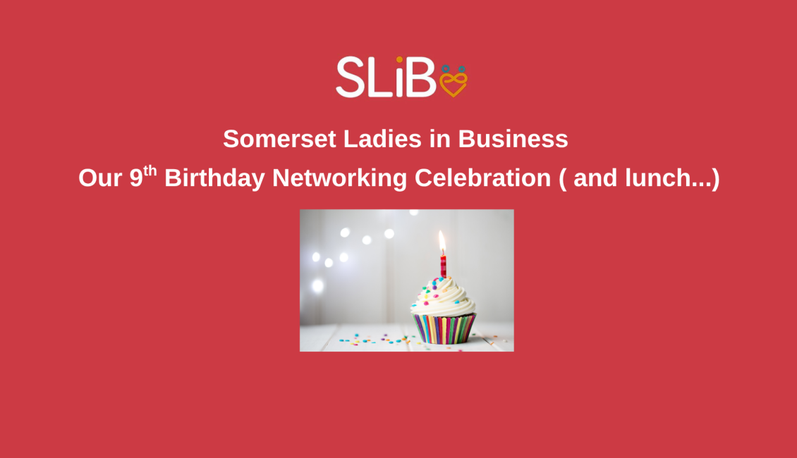 SLiB banner image showing birthday celebration